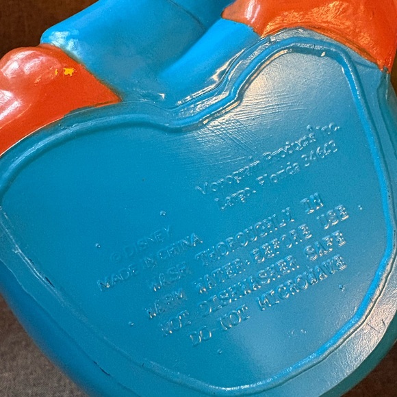 NWT Vintage Disney Goofy Big Sipper - Orange, Blue, Green - Picture 6 of 8